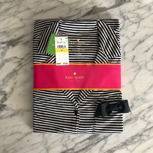 NWT Kate Spade Striped Short Pajama Set Size M